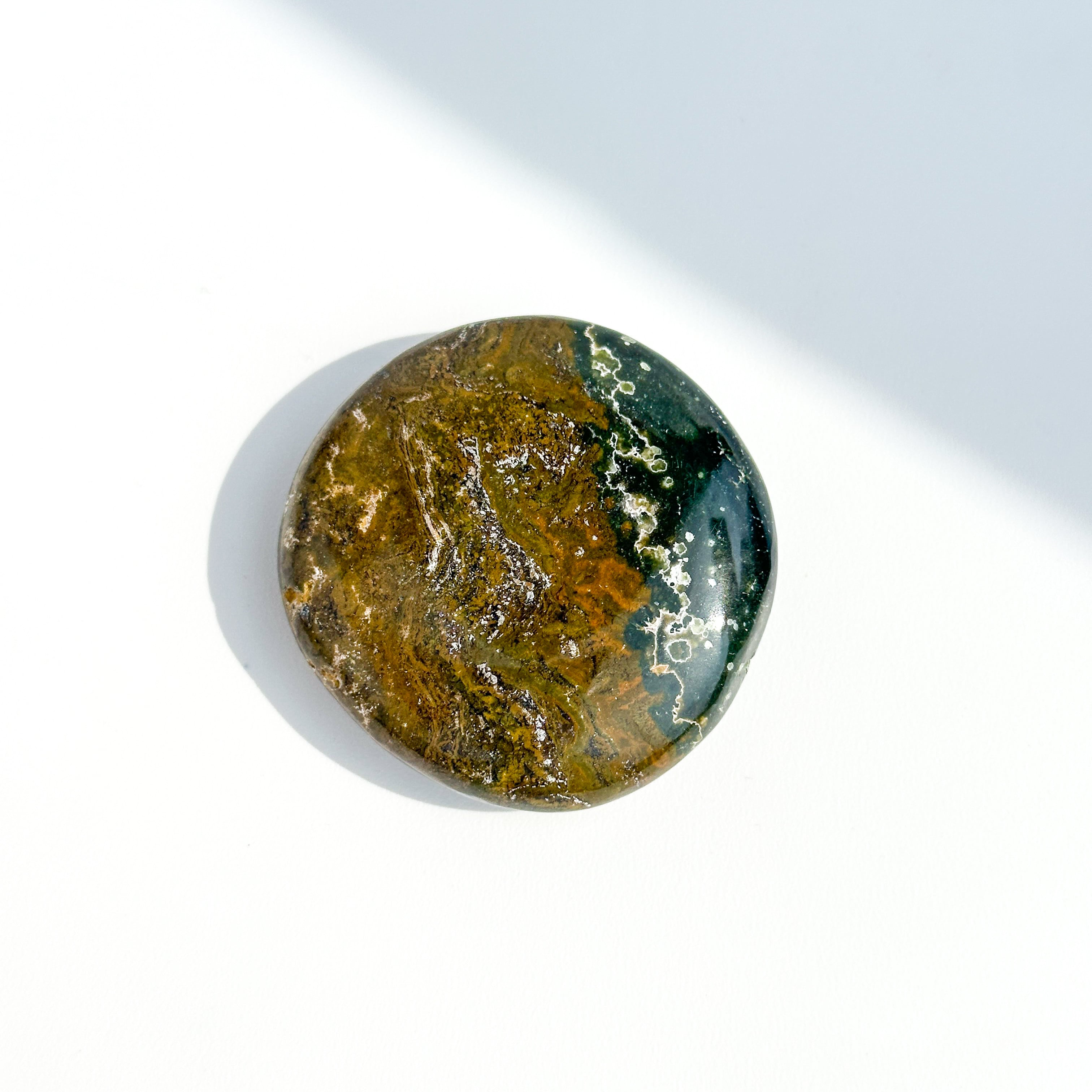 cocco☆天然石 パワーストーン 天然オーシャンジャスパー オーシャンジャスパー パームストーン62◇ Ocean Jasper ◇天然石