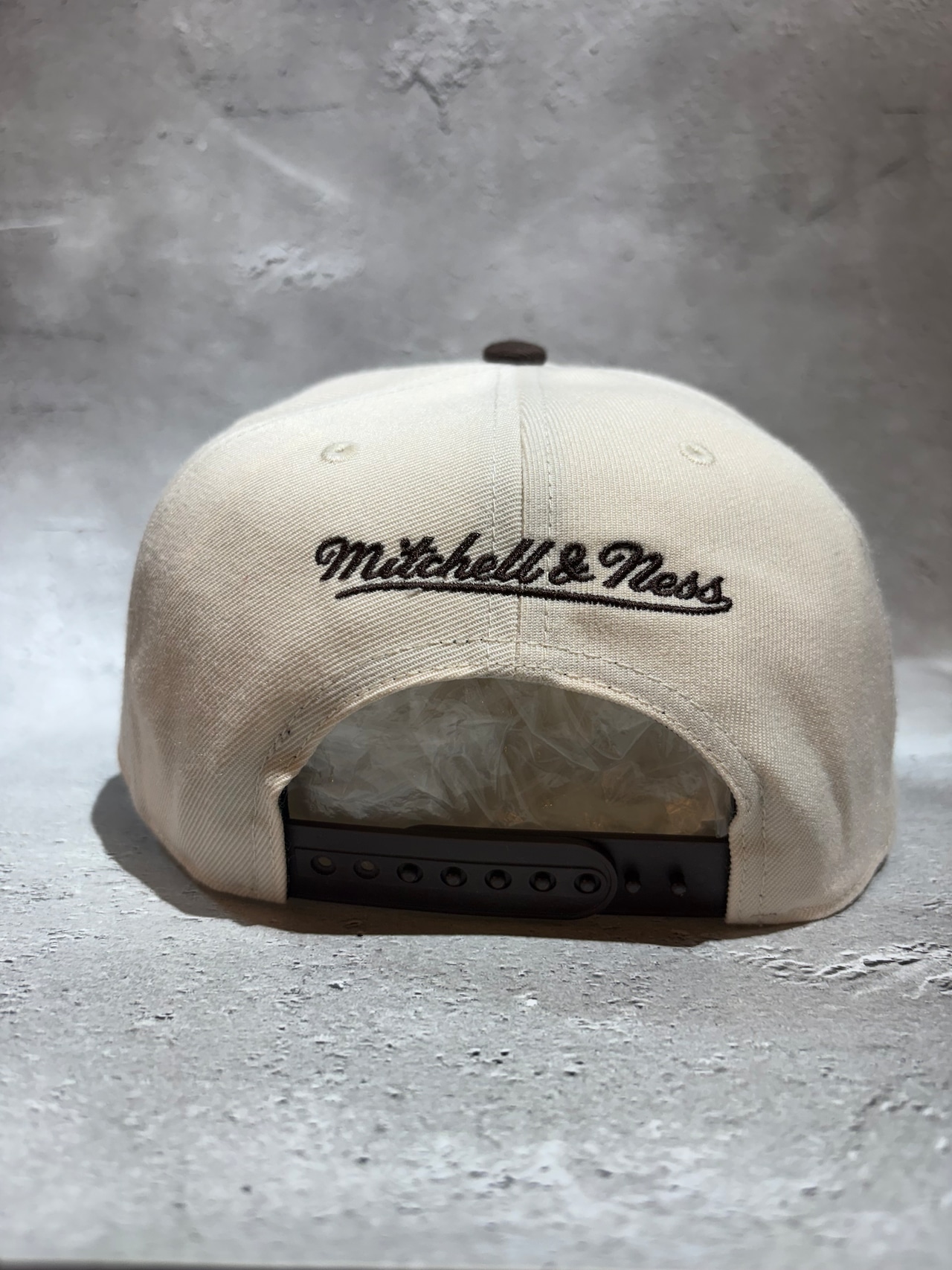 Mitchell&Ness/ミッチェルアンドネス NBA ニューヨーク・ニックス キャップ クリーム