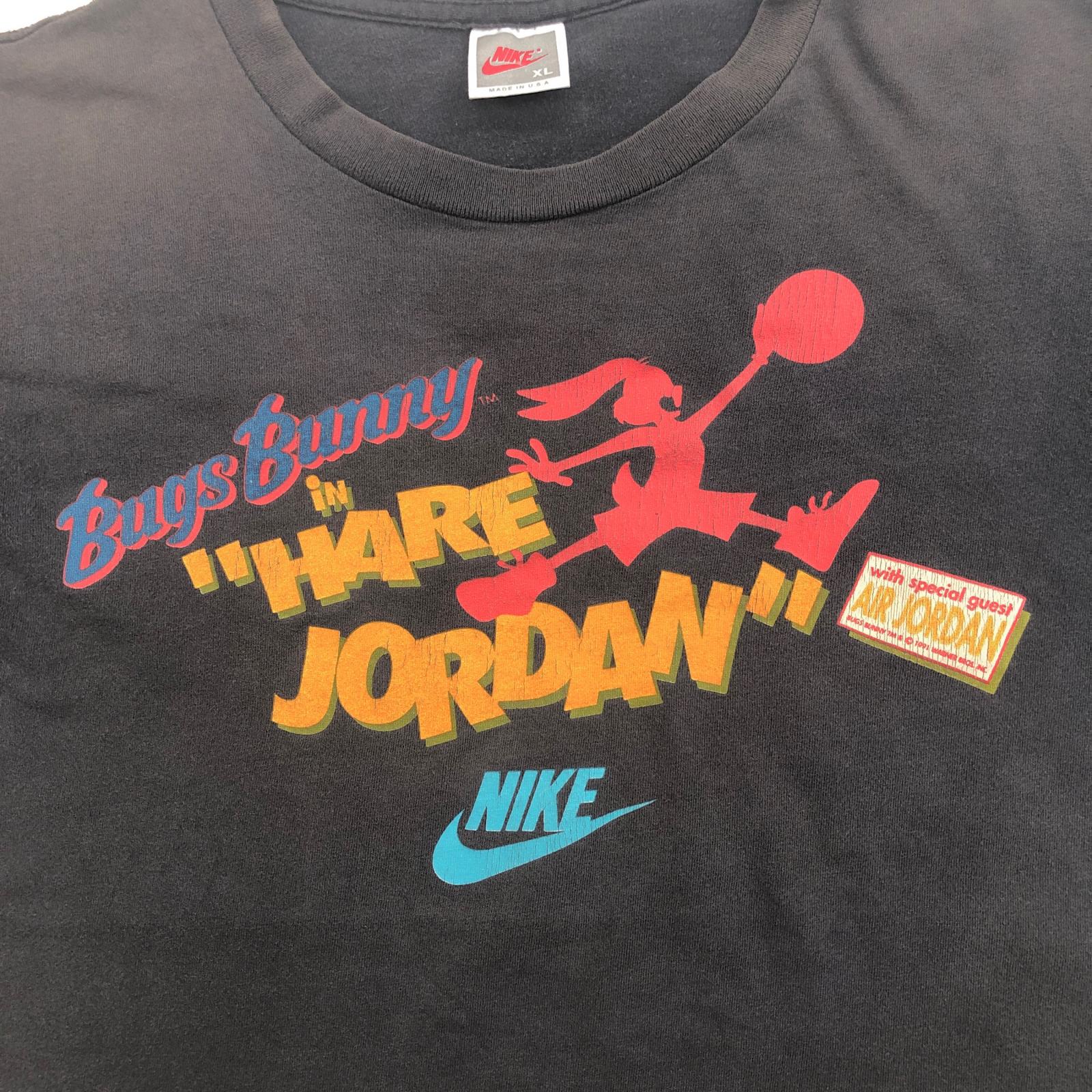 NIKE ナイキ 90年代 USA製 BUGS BUNNY IN HARE JORDAN AIR JORDAN