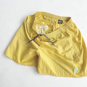 BIWAKO CITY / NYLON SHORTS / YELLOW