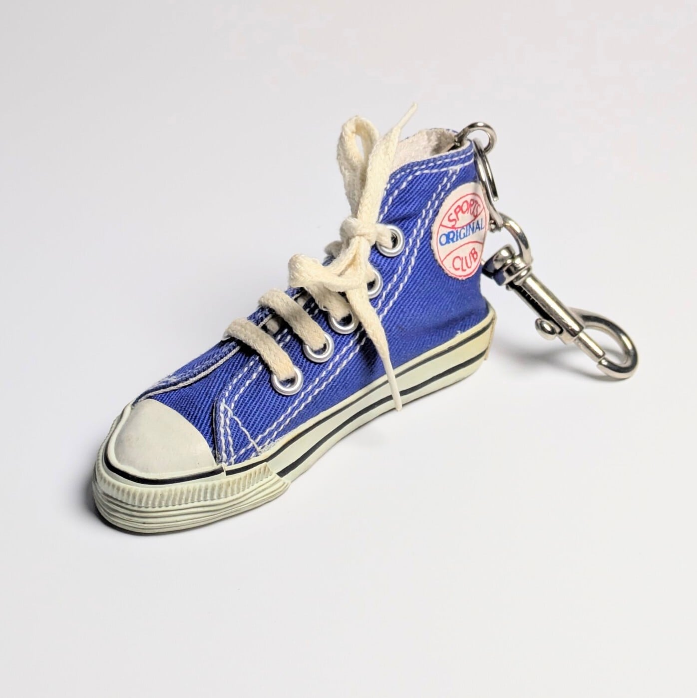 ☆VINTAGE 80'☆【 Coca-Cola / Coke( コカコーラ )】 ブルーキャンバスシューズ / スニーカーキーホルダー / ALL STAR type〚アメリカン雑貨 アメトイ〛