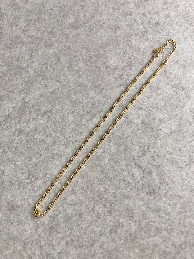 Christian Dior クリスチャン ディオール ネックレス ゴールド DIOR 喜平チェーン vintage ヴィンテージ オールド t2hpp4