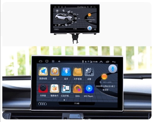 アウディA6C72012-2019 アンドロイドナビ Android11 HN+R 2012-2015