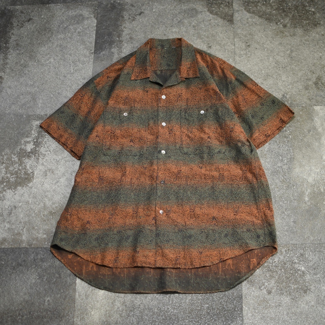 clown jacquard weave design shirt
