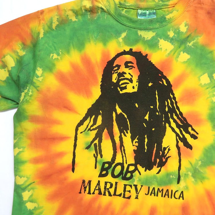 古着 BOB MARLEY ボブマーリー プリントTシャツ タイダイ 表記：XXL