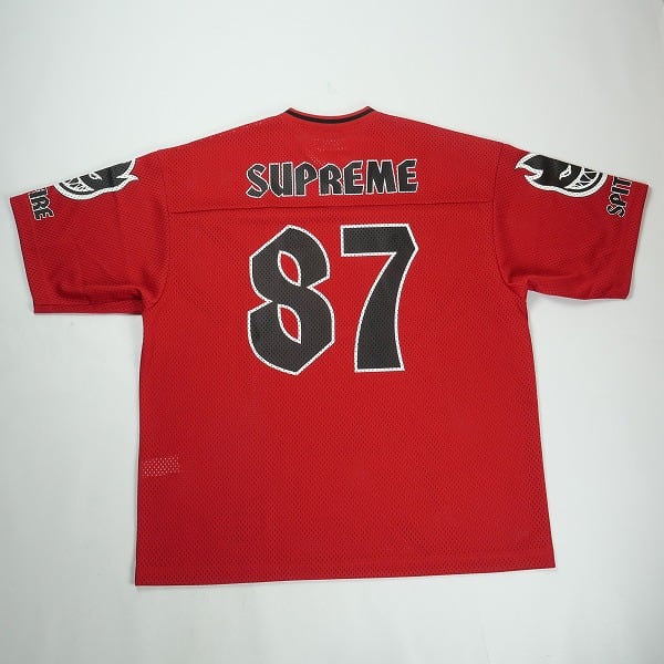 Size【M】 SUPREME シュプリーム ×Spitfire 26SS Football Jersey Red