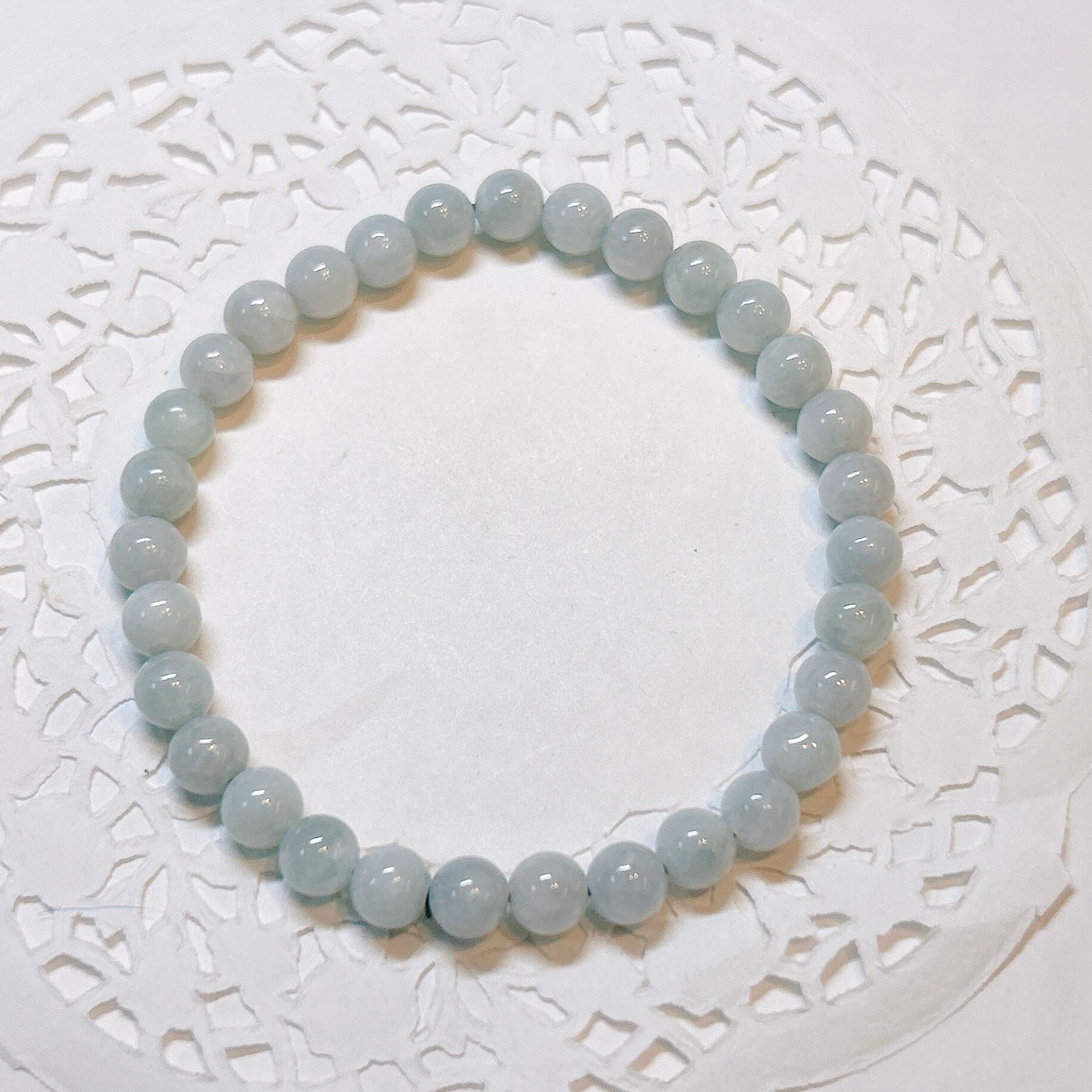 18070】翡翠 6㎜ ブレスレット ヒスイ ジェード ジェダイド jade