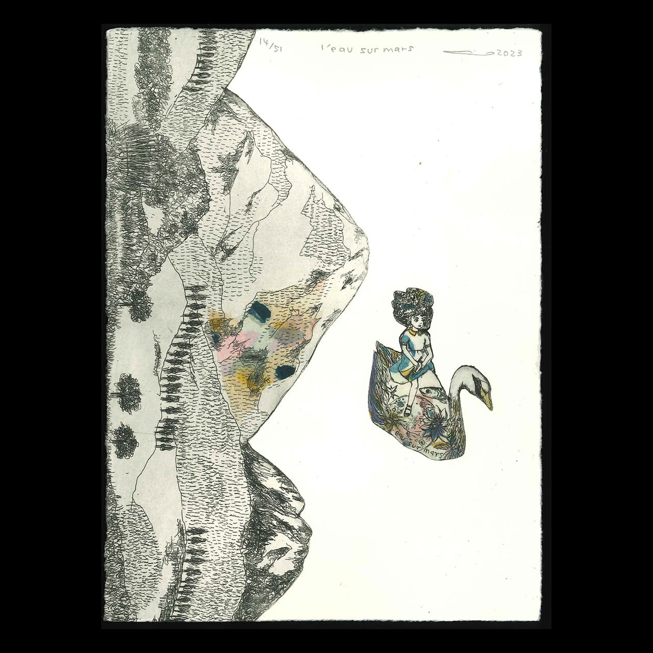 アロイス・カリジェ、【ビュンドナーの村】、希少画集画より ARTWORKS | ON SUNDAYS
