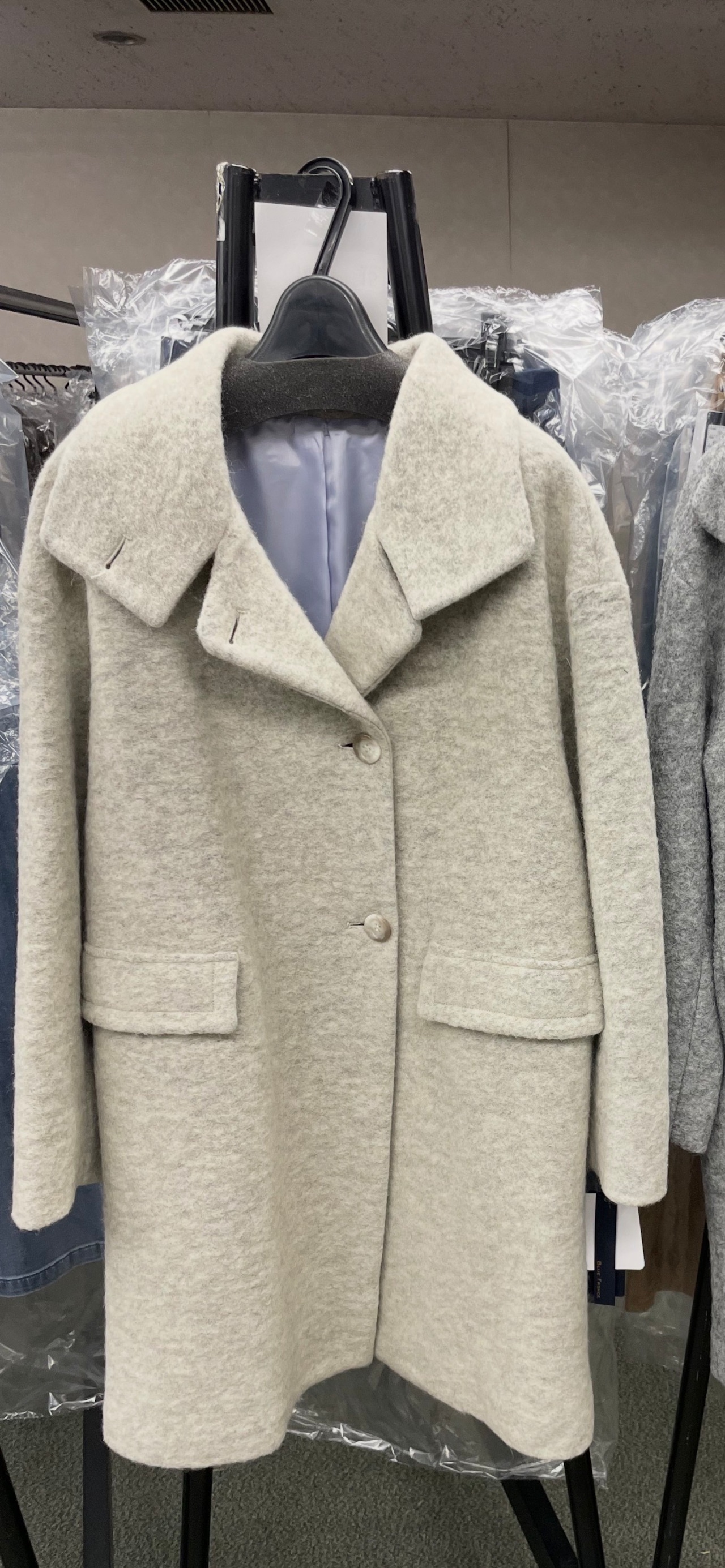 ROBE イタリア生地ウールコート　ロング　31489