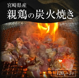 宮崎名物地鶏炭火焼き(宮崎県産柚子胡椒付き)3食