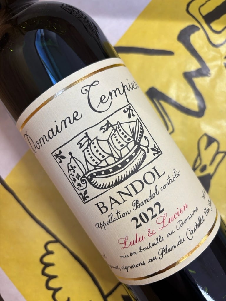 バンドール ルージュ　ルル・エ・ルシアン　2022　ドメーヌ・タンピエ　赤ワイン