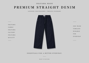 【KV-624】Okayama onewash straight denim