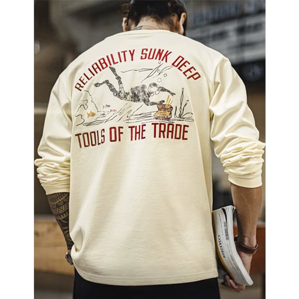 Back print design L/C Tee P797