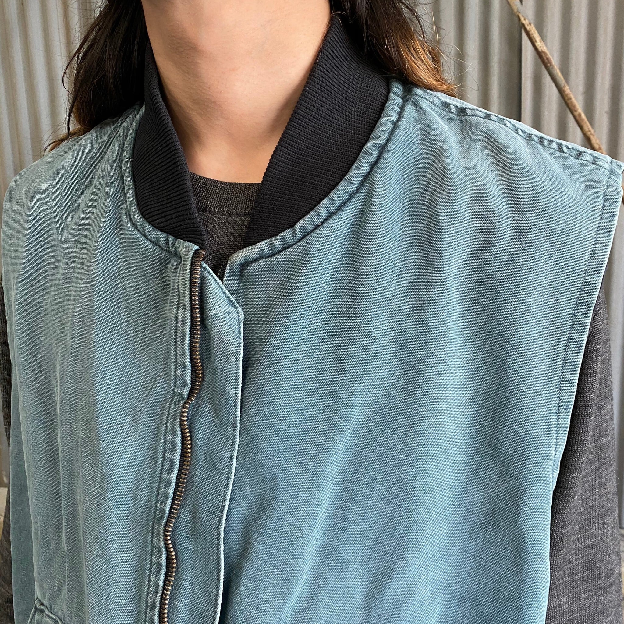 Carhartt ワークベスト　ダック　フルジップ キルティング ライナー 楽天市場】米国直輸入 カーハート ダック ベスト キルティング裏地