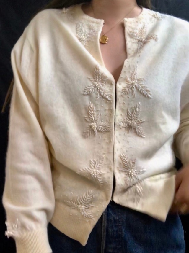 1950s Beads Cardigan 1