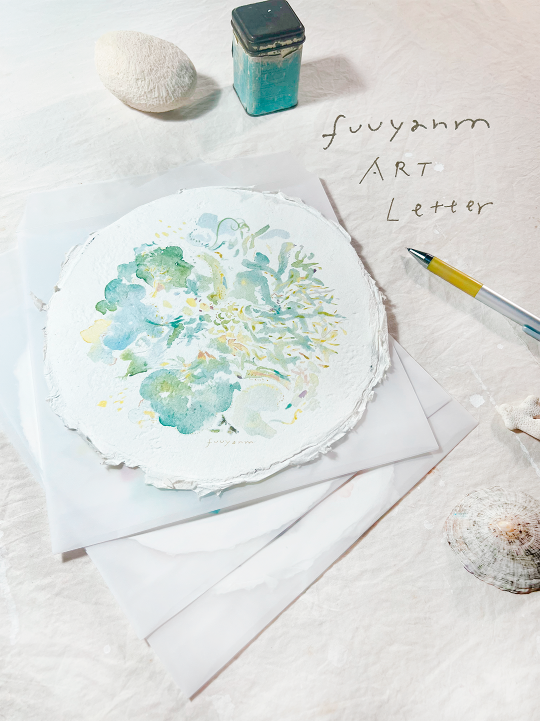 〔定期便〕季節の絵たより fuuyanm ART Letter
