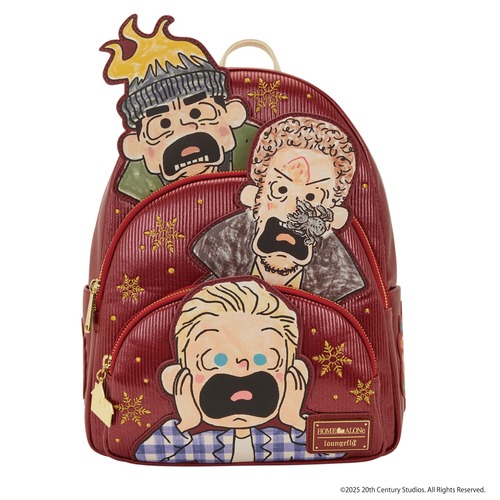 LF TWENTIETH CENTURY STUDIOS HOME ALONE TRIPPLE POCKET MID-SIZE BACKPACK_HMABK0001