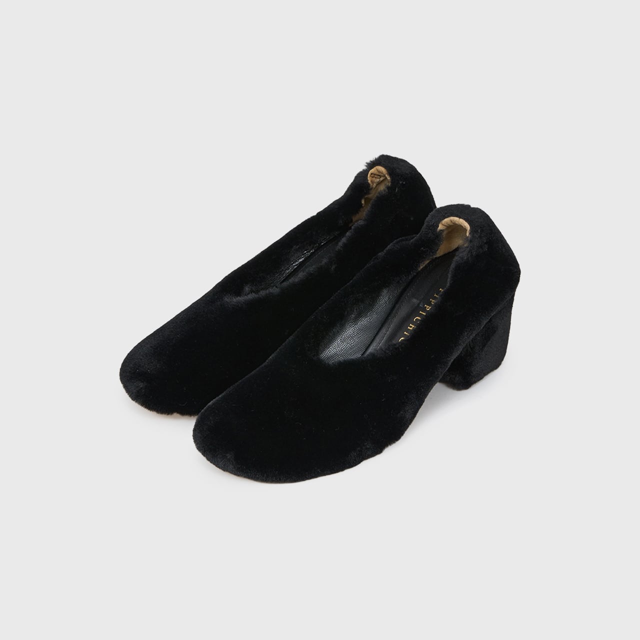 PP25-Banbi Pumps 15_ecofur black | PIPPICHIC