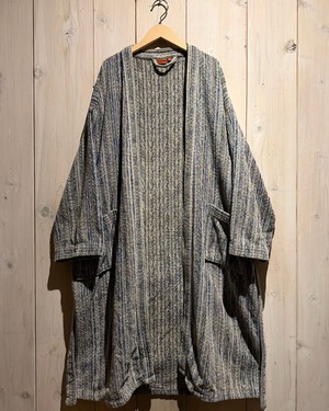 【a.k.a.C.a.k.a vintage】"MISSONI" Multiple Color Stripe Loose Gown Jacket