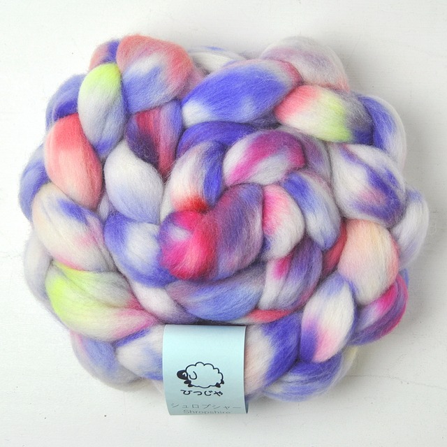 手染め羊毛【シュロプシャー・507】約120g