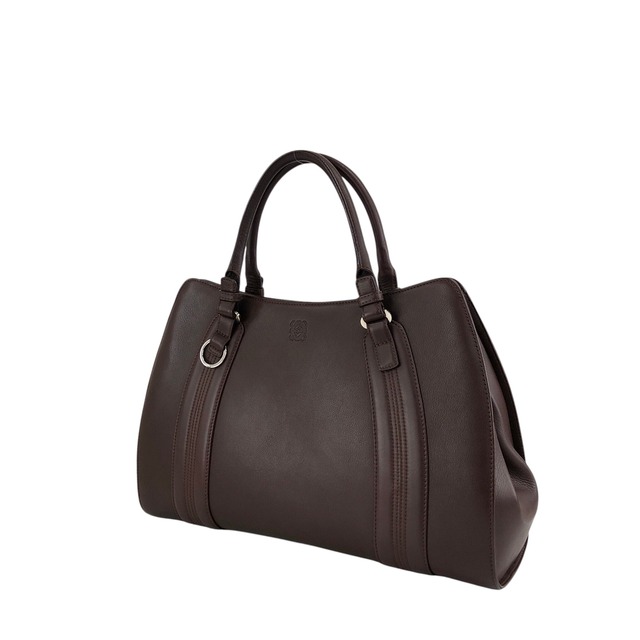 LOEWE ロエベ ハンドバッグ ブラウン アナグラム レザー トートバッグ vintage ヴィンテージ オールド sr6m4v