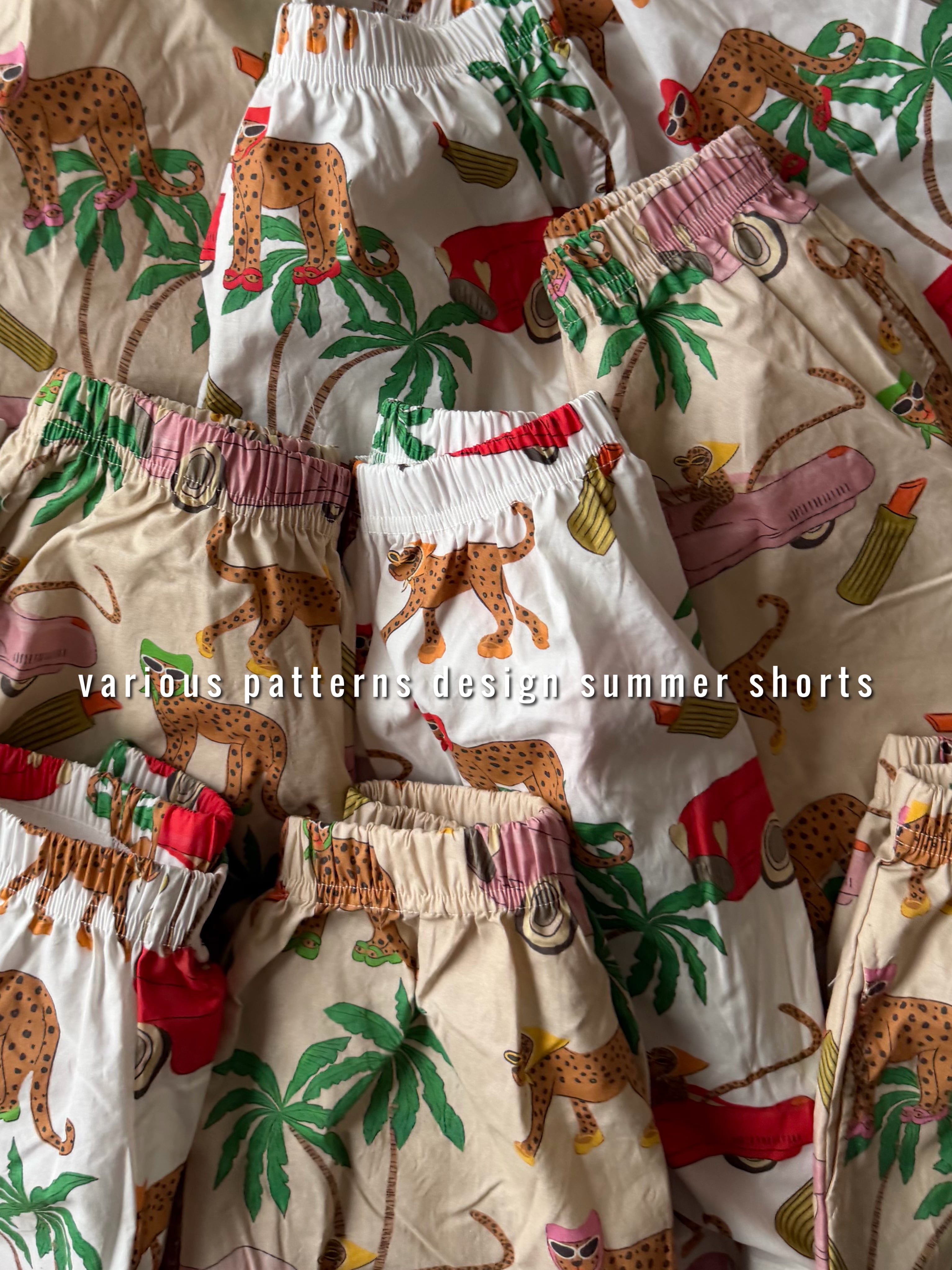 (予約商品)various patterns design short pants(90〜130cm)4389