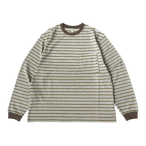 NOROLL / UNEVENNESS L/S TEE GREEN