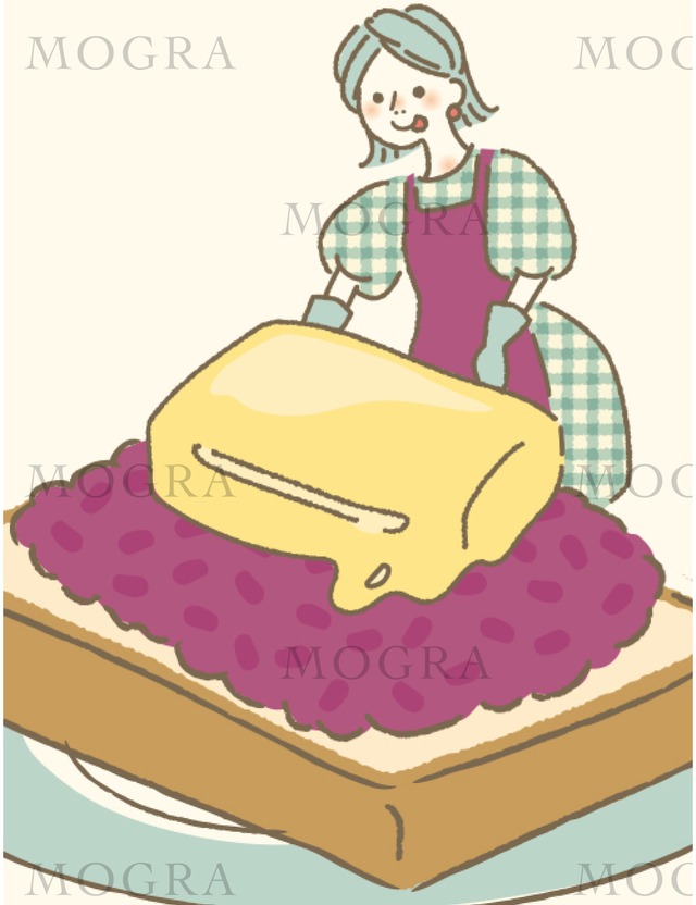 Ogura butter toast
