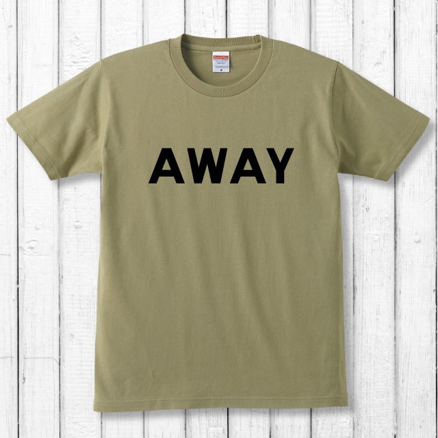 AWAY Tシャツ／サンドカーキ