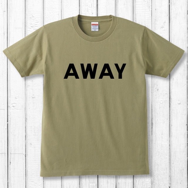 AWAY Tシャツ／サンドカーキ