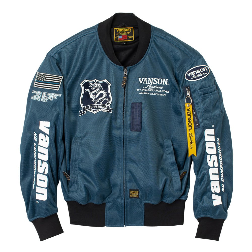 VS26101S メッシュMA-1ジャケット | vansonleathers