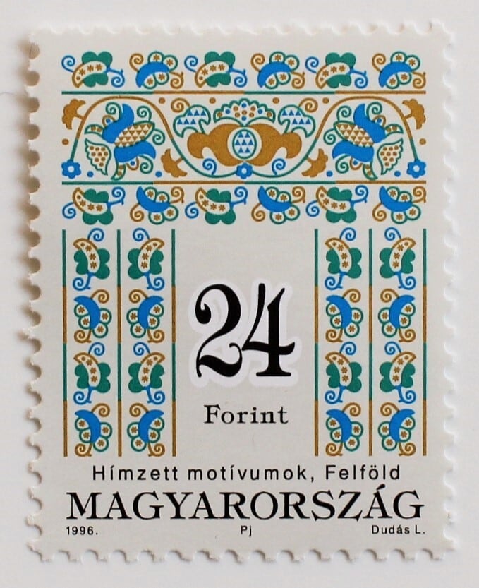 刺繍 24F / ハンガリー 1996 | Stempel ― 旅する切手 ―