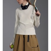 【2color】ハイネックスポーティロングT シャツ S0046
