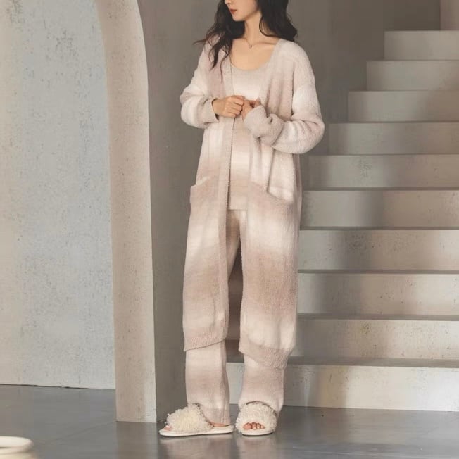 ふわもこボーダーホームウェアセット | WELDE HOME