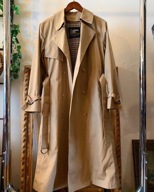 "London fog"  trench coat with liner【L】