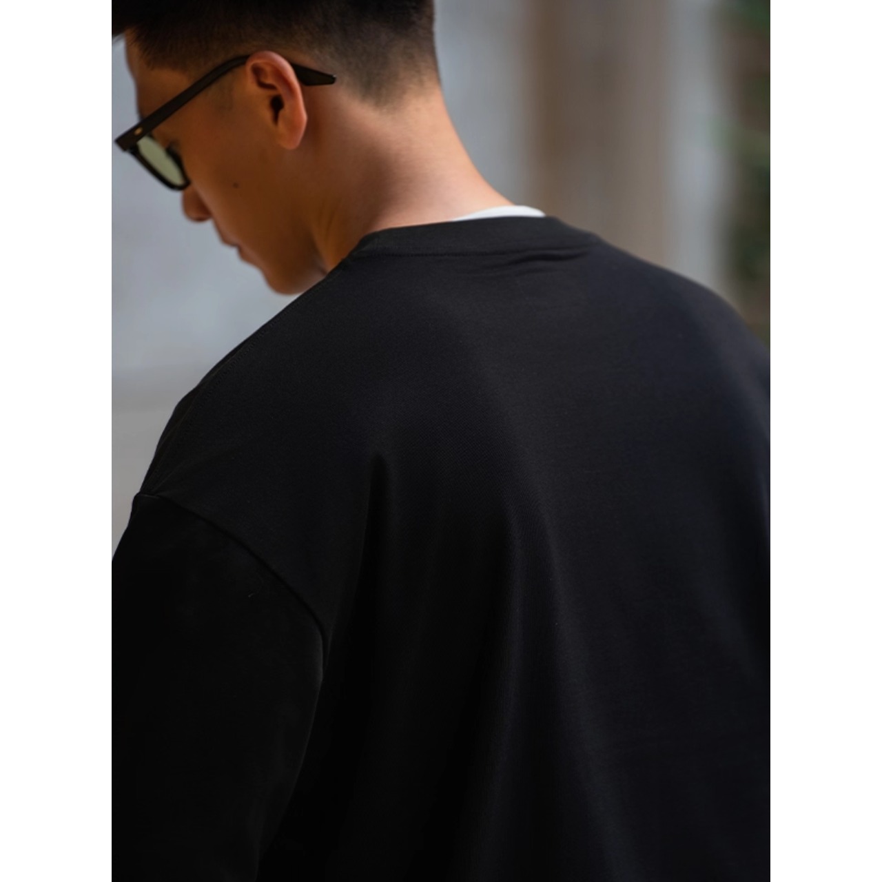 Utility pocket long sleeve tee 1095 - 8