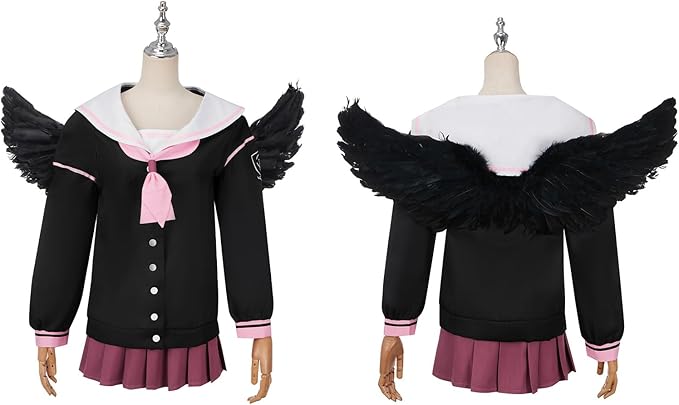AwwwCos] ブルアカ コスプレ衣装 下江コハル 制服コスプレ 翼付き 5点