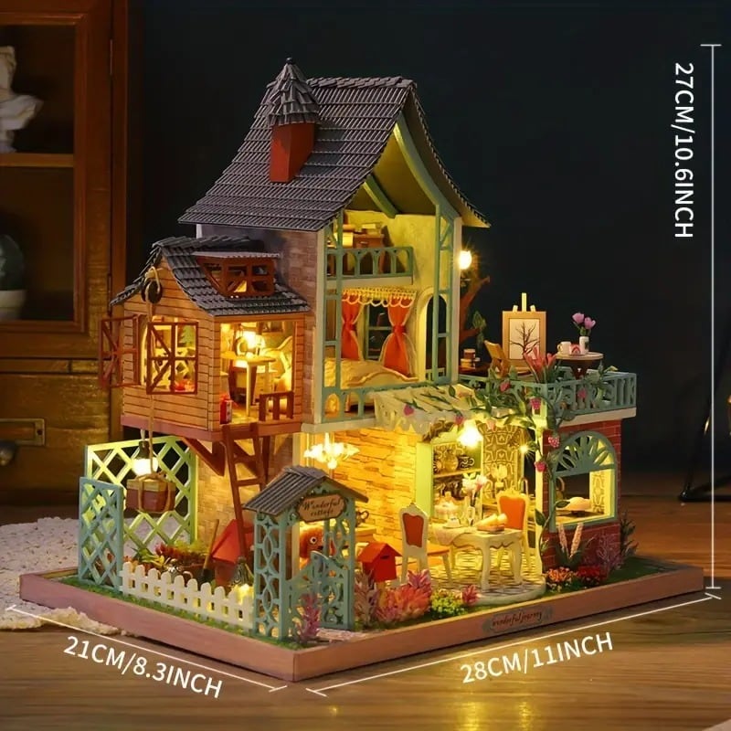 ドールハウス キット DIY ミニチュア アンティーク風 かわいい