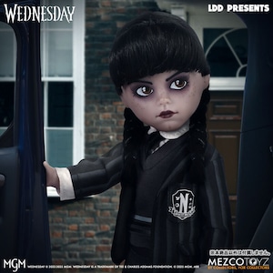 【 リビングデッドドールズ / LDD 】Wednesday / ウェンズデー・アダムス（ネヴァーモア学園 ver.） 〚アメリカン雑貨 アメトイ〛
