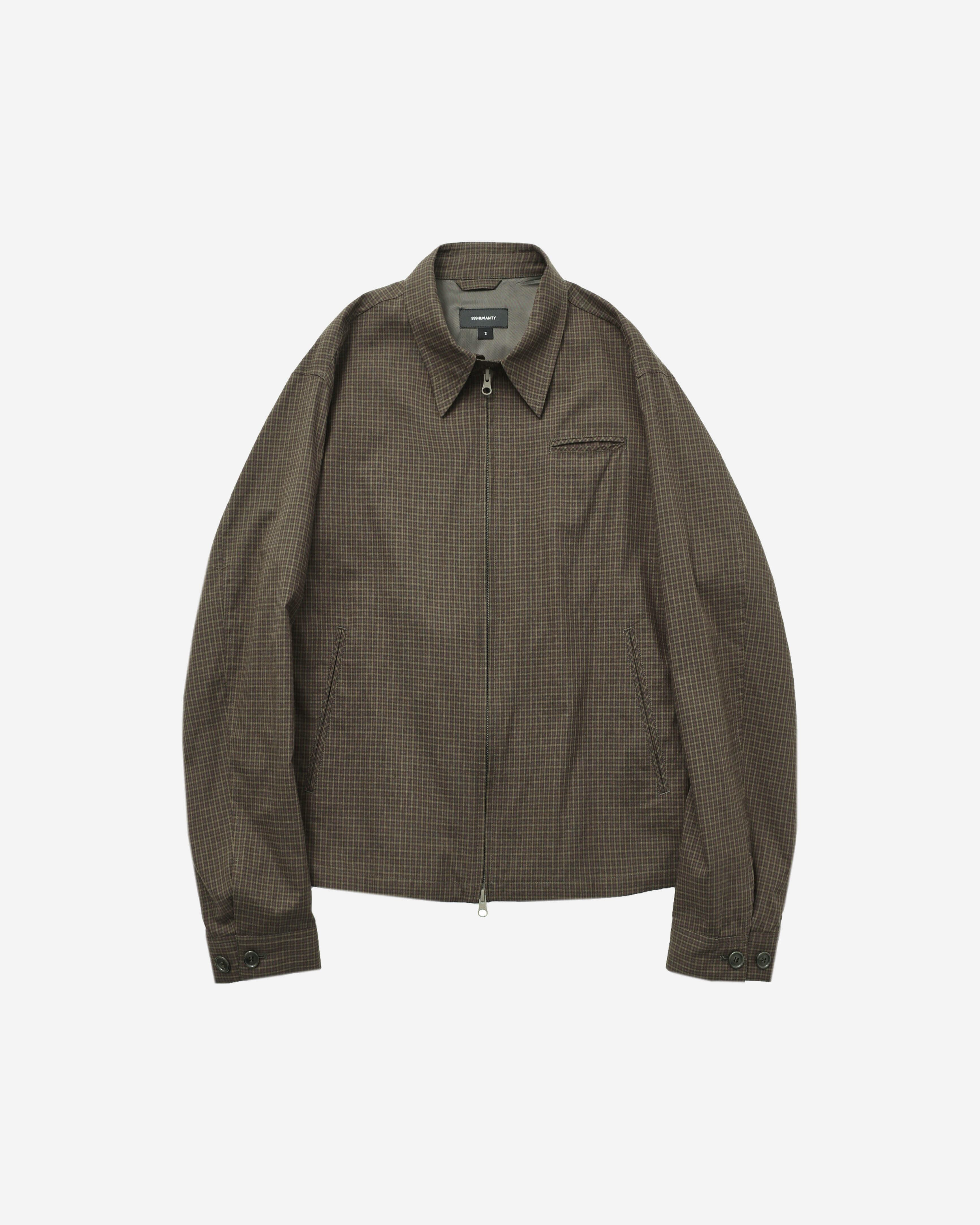 韓流道 999HUMANITY] EASY CHECK JACKET V2 (OLIVE) 正規品 韓国 ブランド