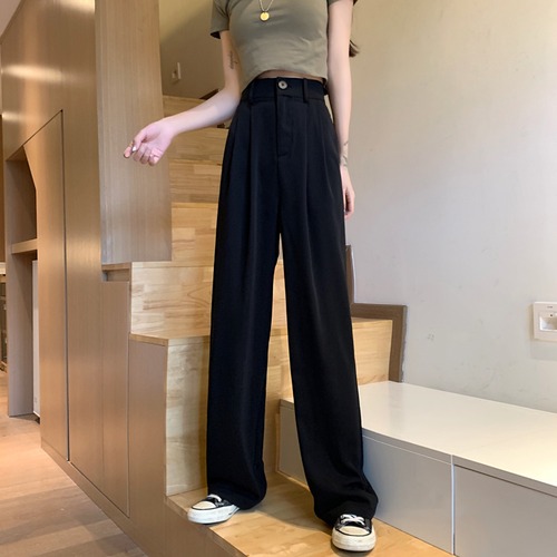 パンツ ハイウェストウェストスプリングサマールーズカジュアル 春物 夏物 ケッペル95839119191
