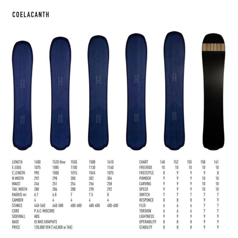 スノーボード TJ-BRAND COELACANTH 155 予約 26-27 T.JBRAND COELACANTH スノーボード 板 メンズ レディース
