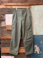 70's US ARMY UTILITY TROUSERS OG107 W30