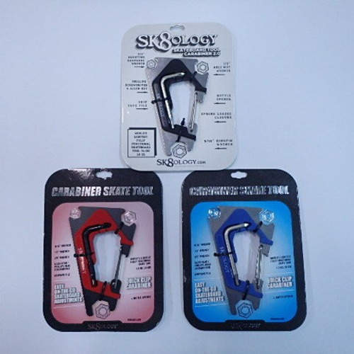 SK8 OLOGY ：CARABINER SKATE TOOL スケートボード カラビナ ツール
