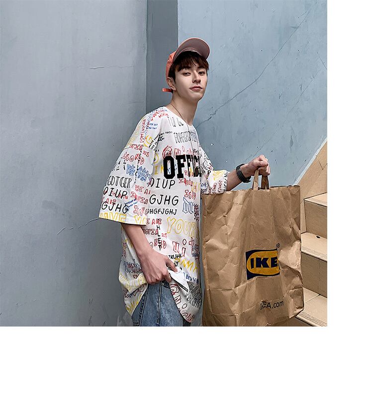 全1色 Tシャツ カットソー プリント カジュアル おしゃれ