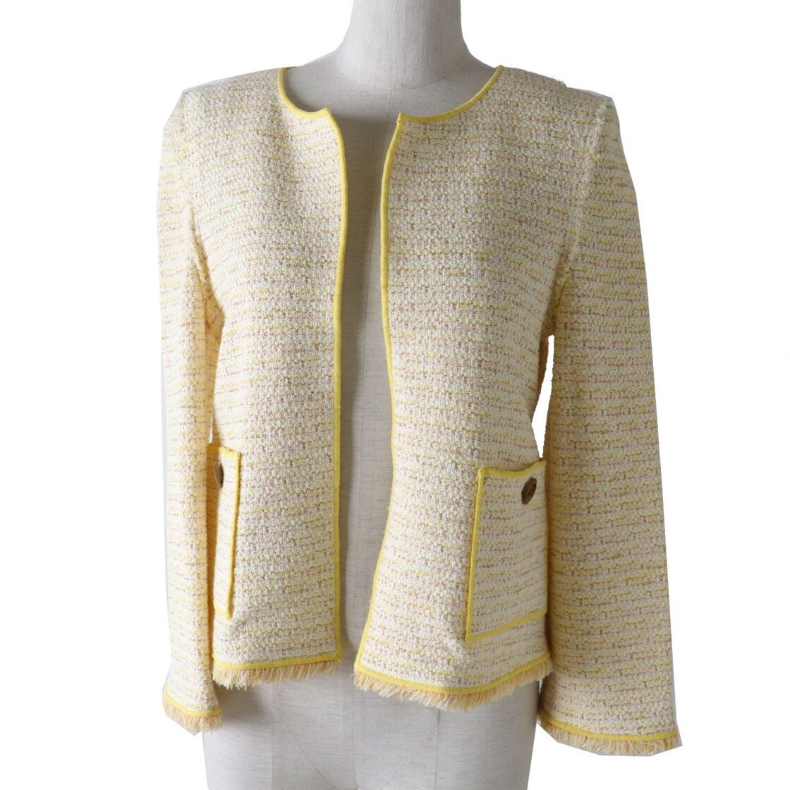 美品◎正規品 FOXEY フォクシー 29630 レディース フリンジデザイン 