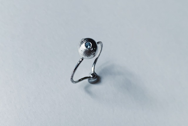 種 ブルートパーズ リング no,255