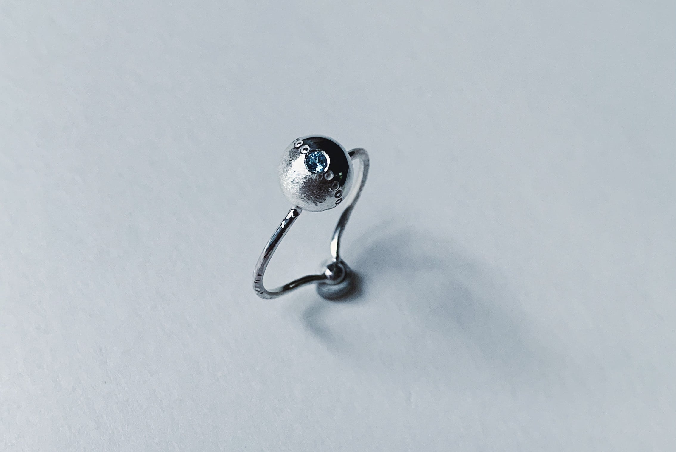 種 ブルートパーズ リング no,255