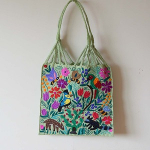メキシコ シナカンタン刺繍ハンモックバッグ（26-001）