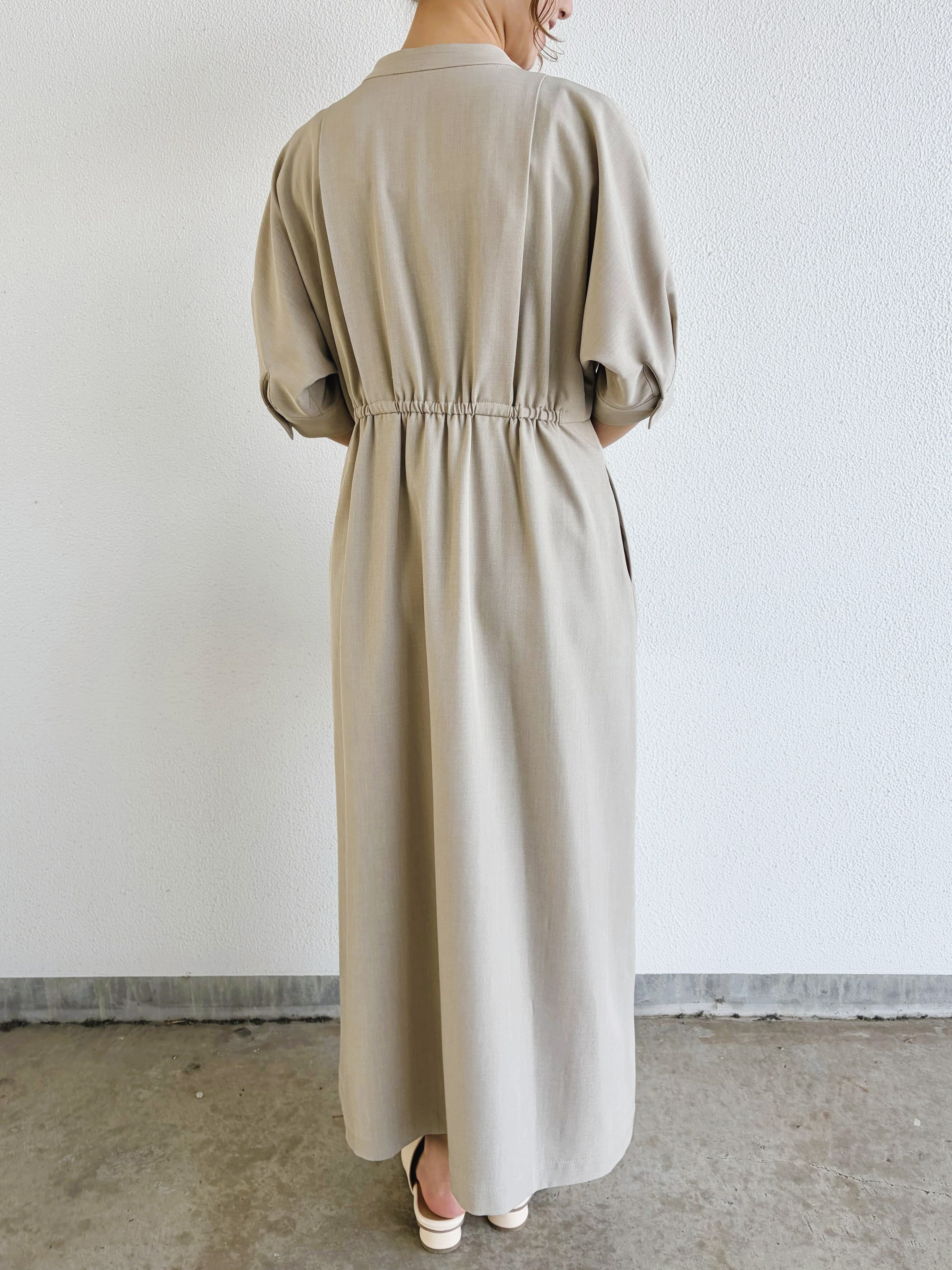 9286KT】麻調ドルマンワンピース (9101-63033) | 9286 Fashion Lab